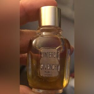 Vintage Original L'interdit Splash Parfum Perfume Givenchy Paris 1/4 Fl. Oz